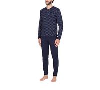 JULIPET Uomo JAL235 GATTEO Pigiama Serafino in Caldo Cotone Interlock (IT, Numero, 48, Regular, Regular, 189 Cerchi)