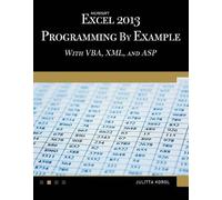 Julitta Korol Microsoft Excel 2013 Programming by Example with VBA, (Tascabile)