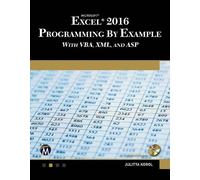 Julitta Korol Microsoft Excel 2016 Programming by Example with VBA, (Tascabile)