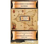 Julius Firmicus Maternus Mathesis (Copertina rigida)