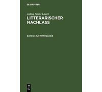 Julius Franz Lauer Zur Mythologie (Copertina rigida)