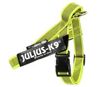 Julius-K9 Pettorina a Fascia Color & Gray, Taglia Mini-Mini, Neon/Grigio