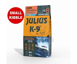 Julius K-9 Utility Dog Hypoallergenic Adult Small - salmone & spinaci 3 kg
