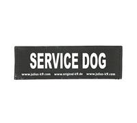Julius-K9 162LR-G-34124 - Toppe con Chiusura A Strappo, Nero, Large, 2 Pezzi