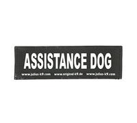 Julius-K9 162LR-K-39235 - Toppe con Chiusura A Strappo, Nero, Small, 2 Pezzi