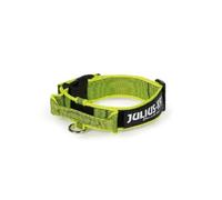 julius k9 collare per cani con maniglia giallo fluo 5x47- 67cm