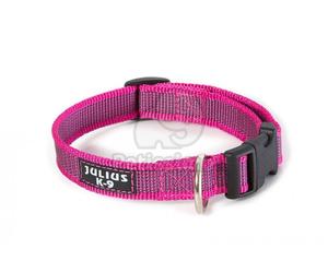 Julius-K9 Color & Gray collare pink gommato 39-65 cm / 25 mm (225CG-PN)