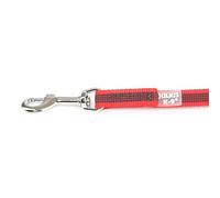 Julius-K9 Color & Gray Super Presa Guinzaglio Con Manico, 14 mm x 2 m, Rosso