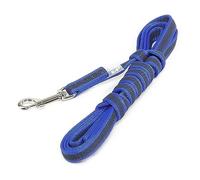 Julius-K9 Color & Gray Super Presa Guinzaglio Con Manico, 14 mm x 3 m, Blu