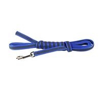 Julius-K9 Color & Gray Super Presa Guinzaglio Con Manico, 14 mm x 5 m, Blu