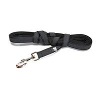 Julius-K9 Color & Gray Super Presa Guinzaglio Con Manico, 14 mm x 5 m, Nero