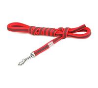 Julius-K9 Color & Gray Super Presa Guinzaglio Con Manico, 14 mm x 5 m, Rosso