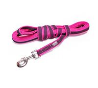 Julius-K9 Color & Gray Super Presa Guinzaglio Con Manico, 20 mm x 5 m, Rosa