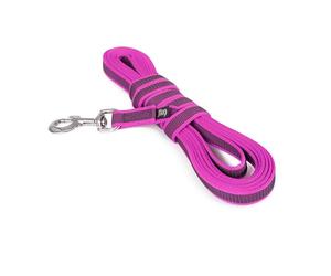 Julius-K9 Color & Gray Super Presa Guinzaglio Con Manico, 20 mm x 5 m, Rosa