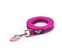 Julius-K9 Color & Gray Super Presa Guinzaglio Senza Manico, 20 mm x 1 m, Rosa