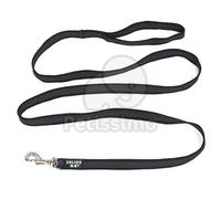 Guinzaglio Color & Gray Super Grip Leashes Julius K9 : Nero-Grigio 2 mt