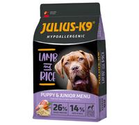 JULIUS-K9 High Premium Puppy & Junior Hypoallergenic Agnello secco per cane - Set %: 2 x 12 kg