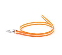 Julius-K9 IDC Lumino Guinzaglio Senza Manico, 19 mm x 1 m, Arancione (UV)