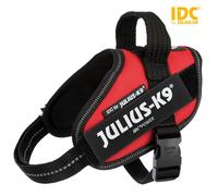 Julius-K9® IDC® Powergeschirr® Baby 2/Mini-Mini/Mini 40-53 cm/22 mm rosso