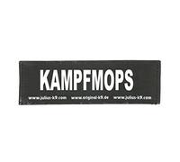 Julius-K9 KAMPFMOPS - Toppe intercambiabili, 1 Paio, Misura: L, Colore: Nero