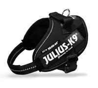 Pettorina Cane Julius K9 IDC Power Harnesses BLACK nera anello in acciaio