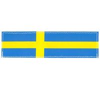 Julius-K9 Scritta in Velcro, Bandiera Nazionale, Svezia, Piccola