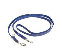 Julius-K9 guinzaglio regolabile gommato, blu / 20 mm 2,2 m (216GM-B-DP)