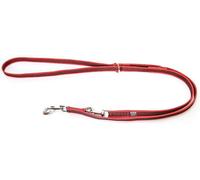 Guinzaglio per cani regolabile Color & Gray Super-Grip Julius-K9: Rosso - 2,2 mt x 2 cm