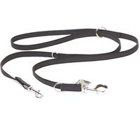 Julius-K9 Color & Gray Guinzaglio Regolabile, 20 mm x 2.2 m, Nero