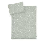Julius Zöllner Biancheria da letto per bambini, 100% cotone organico, standard 100 by OEKO-TEX, made in Germany, dimensioni: 100 x 135 + 40 x 60 cm, motivo: fiori selvatici