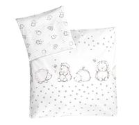 Julius Zöllner Biancheria da letto per bambini in 100% cotone Oeko-Tex Standard 100 - Made in Germany - Dimensioni: 80 x 80 cm + 35 x 40 cm - Motivo Riccio