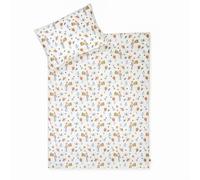 Julius Zöllner Biancheria da letto per bambini Organic Crazy Flowers, misure 100 x 135 e 40 x 60 cm, privo di sostanze nocive