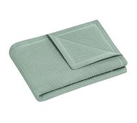 Julius Zöllner Coperta in 100% mussola di cotone, conforme allo standard Oeko-Tex 100, colore: verde