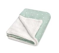 Julius Zöllner Coperta invernale in jersey di cotone e morbido tessuto Teddy, dimensioni: 70 x 100 cm, Made in Germany, Oeko-Tex ® Standard 100 | Stary