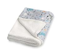 Julius Zöllner Coperta invernale in jersey di cotone e morbido tessuto Teddy, dimensioni: 70 x 100 cm, Made in Germany, Oeko-Tex ® Standard 100, Smart Friends
