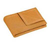 Julius Zöllner Coperta morbida, misura 70/100, made in Germany, 100% mussola di cotone, Oeko-Tex ® Standard 100, cannella