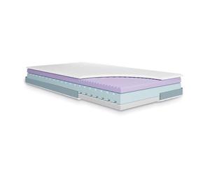 Julius Zöllner Materasso per ragazzi Multiflow Junior - Materasso Premium Junior, nucleo in schiuma fredda a tre strati per un elevato comfort durante il sonno, Oeko-Tex Standard 100, Made in Germany,