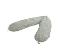 Julius Zöllner Organic Cuscino per l'allattamento, circa 190 cm | Imbottitura 42 litri di microperle EPS | Realizzato in Germania | Rivestimento in 100% cotone | Certificato Oeko-TEX® Standard 100 |