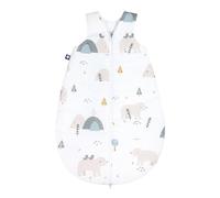 Julius Zöllner Sacco nanna estivo, 0,5 TOG, lavabile a 60°C, made in Germany, Oeko Tex Standard 100, Mountain Bear, misura 80