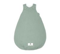 Julius Zöllner Sacco nanna in mussola, con imbottitura calda, lavabile a 40°C, Made in Germany, Oeko Tex Standard 100, verde, misura 56/62