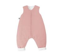 Julius Zöllner Tuta da notte foderata in mussola, imbottitura calda, 2,5 TOG, lavabile a 40 °C, made in Germany, OEKO TEX Standard 100, rosa