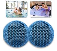 JULMELON Spa & Pool - Assorbitore di schiuma per vasca idromassaggio, riutilizzabile, per vasca idromassaggio, lavabile, filtro galleggiante per mantenere l'acqua pulita e pulita, accessori per vasca