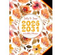 July 2026-June 2031 Monthly Planner: 5 Years Weekly and Monthly Schedule Organizer with Calendars | Large 60 Month Agenda with Goals & Notes (2026-2031)
