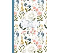July Birth Flower Composition Notebook: Larkspur Floral Journal for Teens & Women - Unique Botanical Lined Notebook for School & Writing