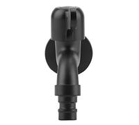 JULYKAI Rubinetto Nero della Lavatrice, Rubinetto dell'Acciaio Inossidabile del Giardino 304 dell'Acciaio Inossidabile, per Il Bagno(Washing Machine Faucet)