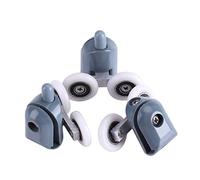 JULYKAI Rulli puleggia, rulli Porta Doccia a Bassa rumorosità di Alta qualità, Rullo Porta Facile da Pulire, Box Doccia per Bagno(Double Wheel)