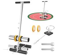 Julymoda Macchina per nastro di linea, macchina per strisce a mano per campi da basket, macchina per marcatura a strisce su campo, applicatore di nastro per pittura per pavimenti, per parcheggi