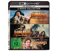 Jumanji 1-3 (3 4K Ultra HDs) (4K UHD Blu-ray) Johnson Dwayne Black Jack Hart