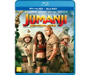 Jumanji - Bem-Vindo A Selva - Blu-Ray 3D + Blu-Ray