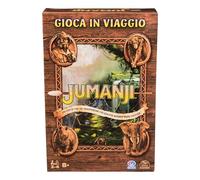 Jumanji gioco da viaggio - avventura epica con messaggi segreti e dadi per sconfiggere il pericolo